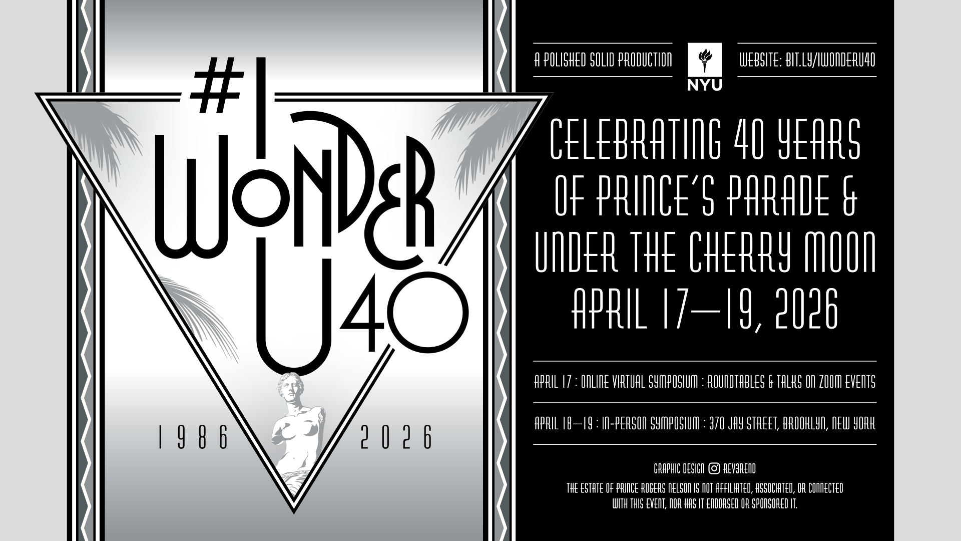 IWonderU40 Flyer Designed by Rev3rend