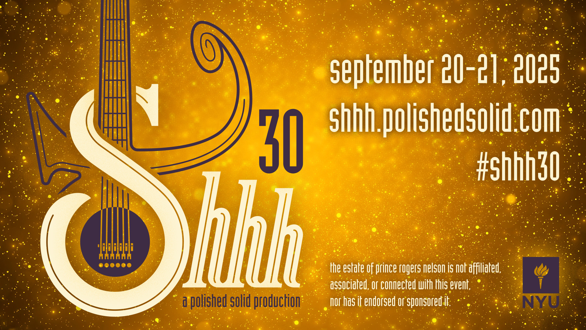 Shhh30 Flyer Designed by Rev3rend